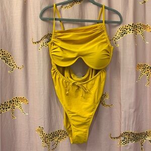 Andrea Iyamah Yellow NWT and liner swimsuit